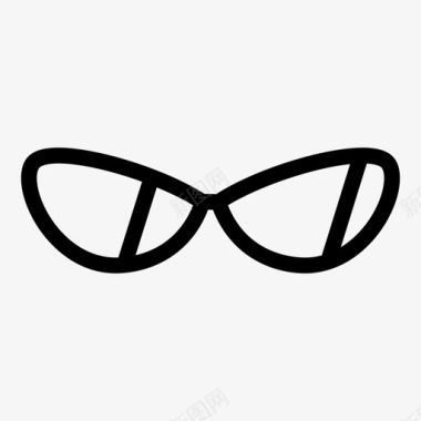 眼镜透明眼镜焦点图标图标