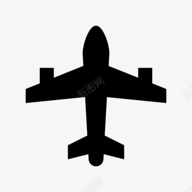 飞机客机轰炸机图标图标