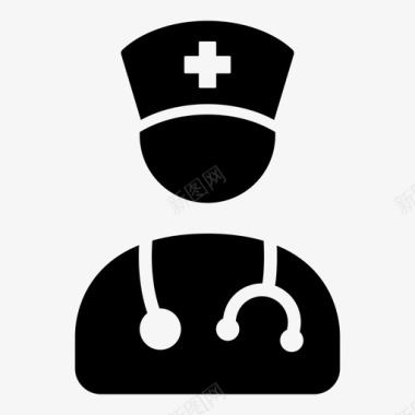 医院护士站护士1诊所图标图标