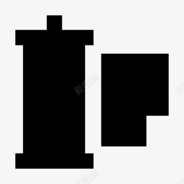 价格表标相机卷筒照片和图像材料标图标图标