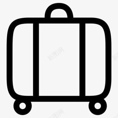 行李运输带行李带轮行李箱乘客图标图标