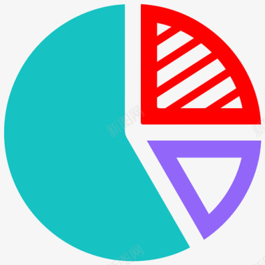 瑞士饼饼图分析图表图标图标