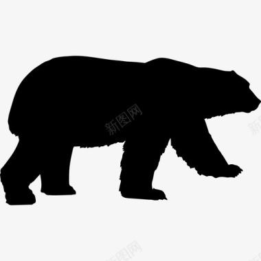 黑熊形状动物动物王国图标图标