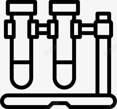 做实验的科学家试管科学家科学图标图标