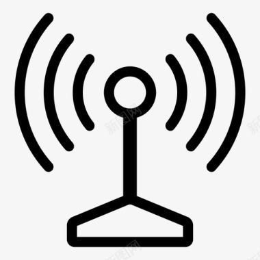 WIFI网络信号wifi潮汐图标图标