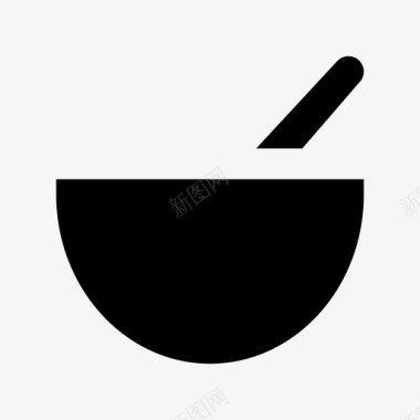 汤酸汤碗图标图标