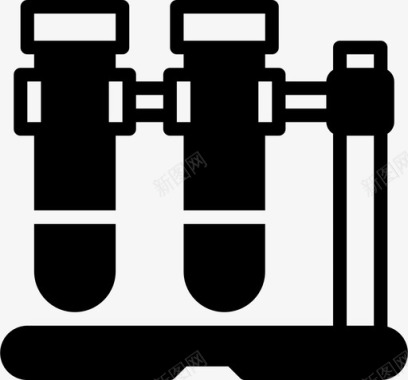 医疗知识试管科学样品图标图标