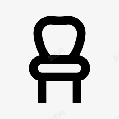 椅子长凳桌椅图标图标