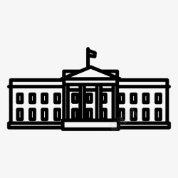 东海岸华盛顿美国总统图标高清图片