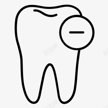 牙齿护理拔牙疼痛磨牙图标图标