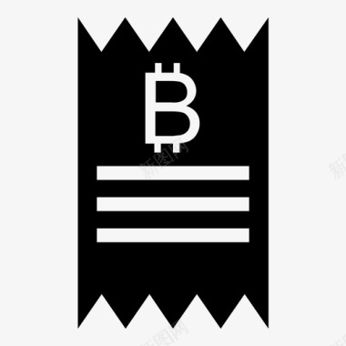 收据收据账单合同图标图标