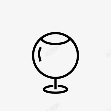 葡萄酒起泡圆形图标图标