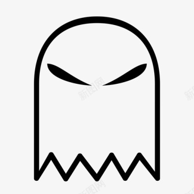 面具幽灵幽灵王国超自然图标图标
