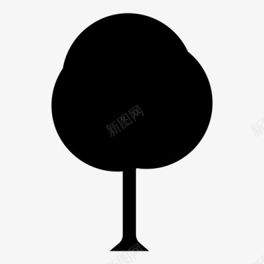 树1自然图标图标