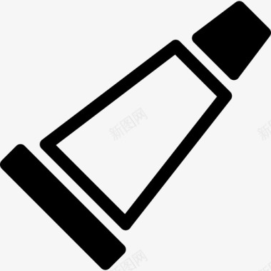 牙膏管工具和用具牙医图标图标