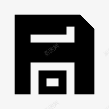 服务器软盘数据存储服务器和传输材料图标图标