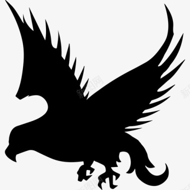 猎鹰鸟形动物动物王国图标图标