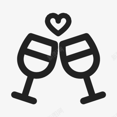 庆祝激情世界杯祝酒甜心智能手机图标图标