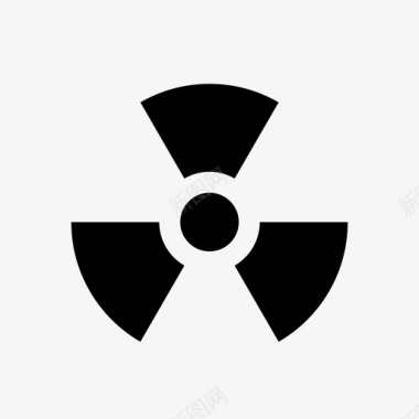 辐射警告远离辐射图标图标