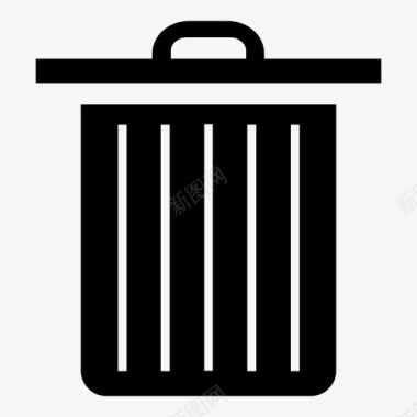 垃圾桶垃圾桶垃圾回收图标图标
