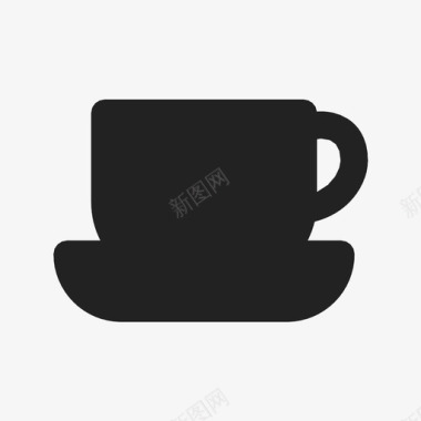 茶汤杯子茶汤图标图标