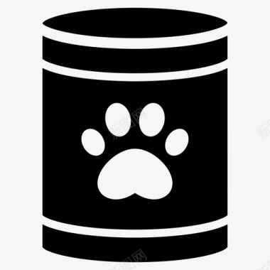 狗宠物食品罐头猫图标图标