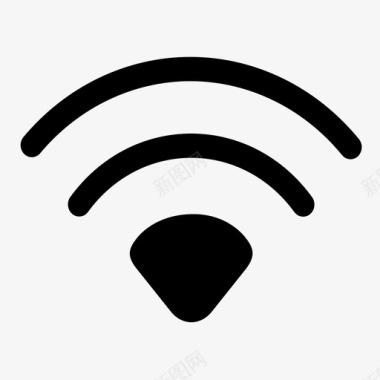 波形框架wifiwifi波形图标图标