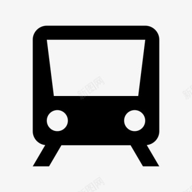 通勤火车交通有轨电车图标图标