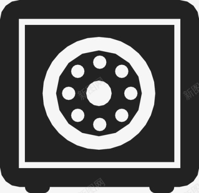 金库金库受保护安全图标图标