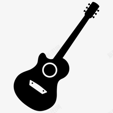 古典吉他声音表演曲图标图标