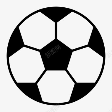 双色足球图标足球踢足球足球必选图标图标
