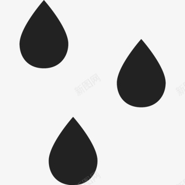 雨水雨滴图标图标