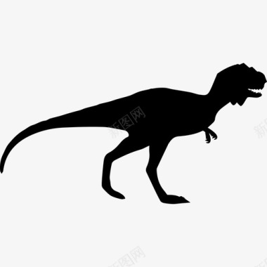 恐龙剪影动物动物王国图标图标