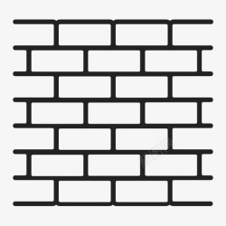粉红色坚固砖墙高坚固图标高清图片