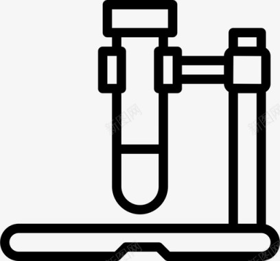 潮流物品试管展品科学图标图标
