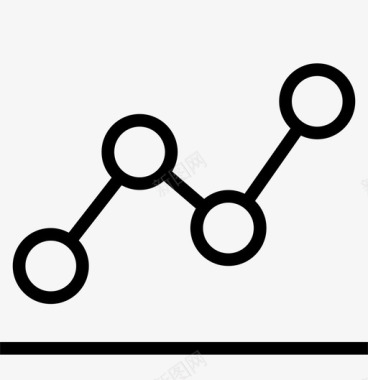 科技金融图表点图悸动激增图标图标