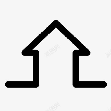 房子公寓盒子图标图标
