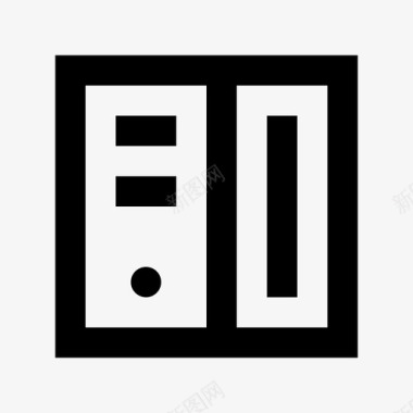 服务器文件夹数据存储服务器和传输材料图标图标