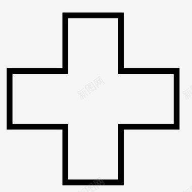 红十字会十字架悸动智能手机图标图标