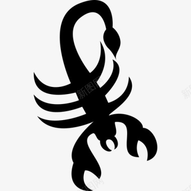 天蝎座星座黄道带图标图标