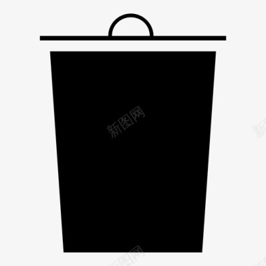 垃圾桶垃圾桶垃圾回收图标图标