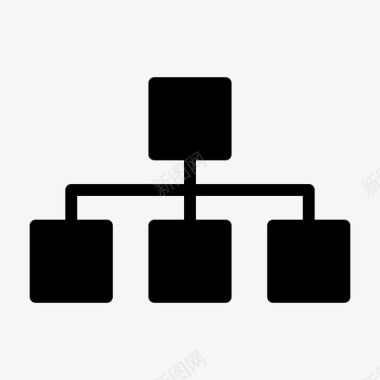 公司标准字结构工作树图标图标
