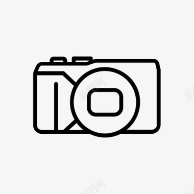 单反数码相机打印摄影图标图标