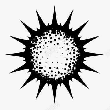 奇卡病毒病毒寄生虫显微镜下图标图标