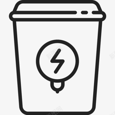 咖啡佳洁士牧草图标图标
