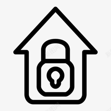 保障房安全的保护的图标图标