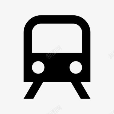 地铁标识火车美国铁路机车图标图标