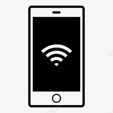 手机宽带移动wifi智能手机信号图标图标