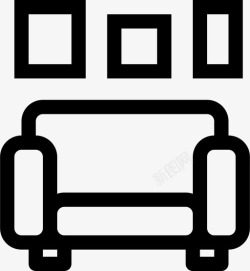 扶手椅座扶手椅已售座位图标高清图片