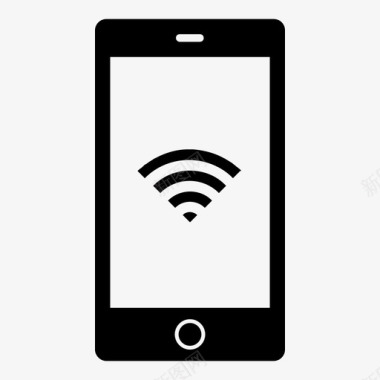 手机当当应用移动wifi智能手机信号图标图标